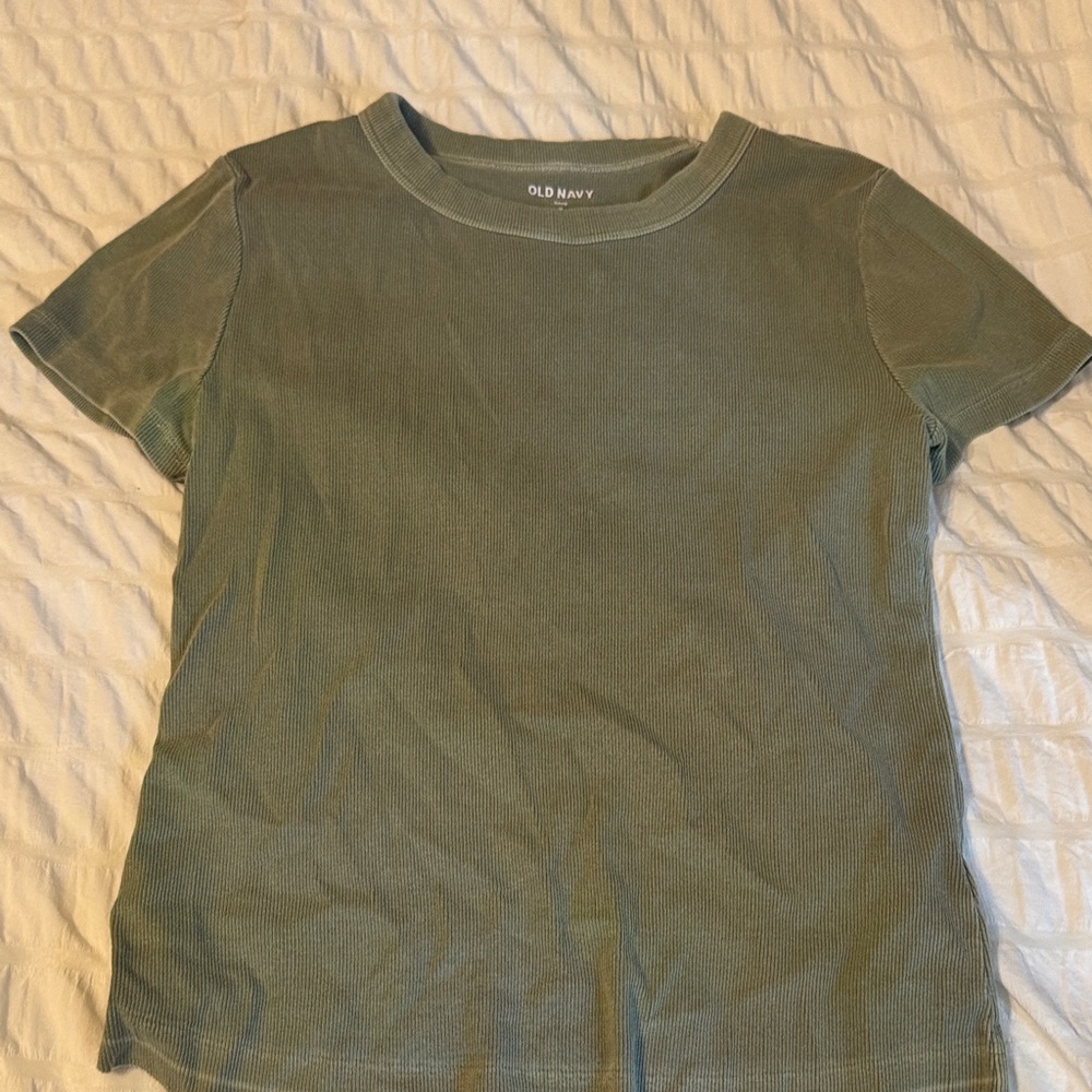 Old Navy Olive Crewneck Tee